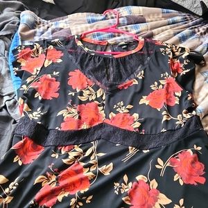 Torrid rose blouse